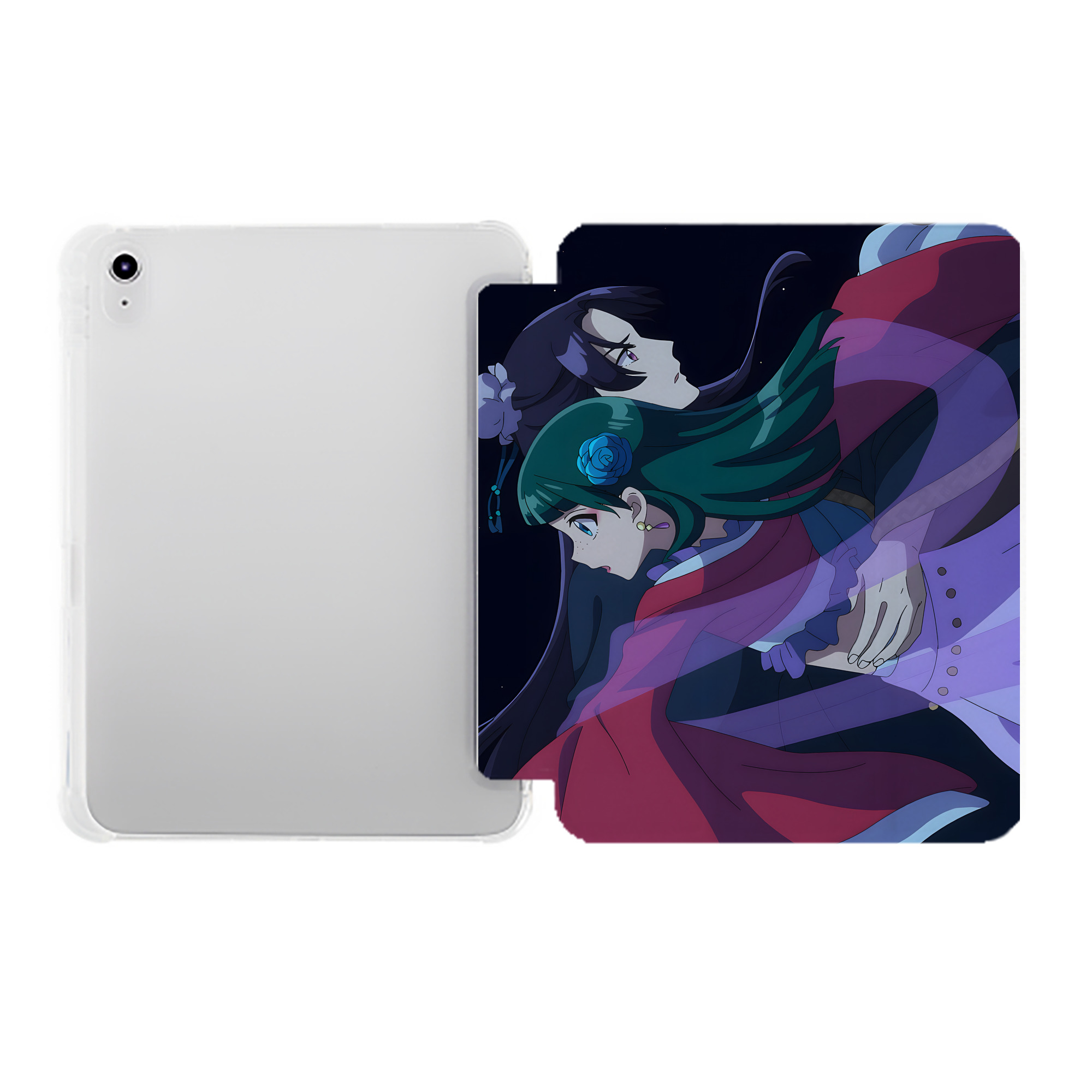 （画像用） 薬屋のひとりごと The Apothecary Diaries IPad ケース ペン収納付き 三つ折りスタンド PUレザー×シリコン 対応機種9.5/10.5/10.9インチ
